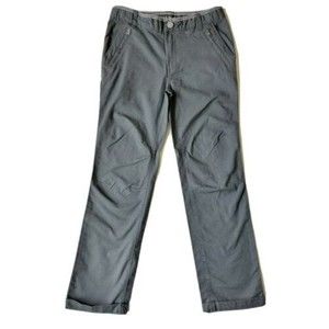 Boys Chino pants Size 14 in Gray with adjustable waistband like New condition